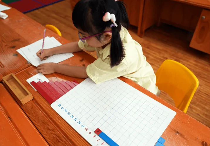 Primary program at Primanti Montessori Academy, Whittier